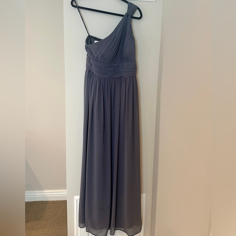 Donna Morgan One-Shoulder Chiffon Dress